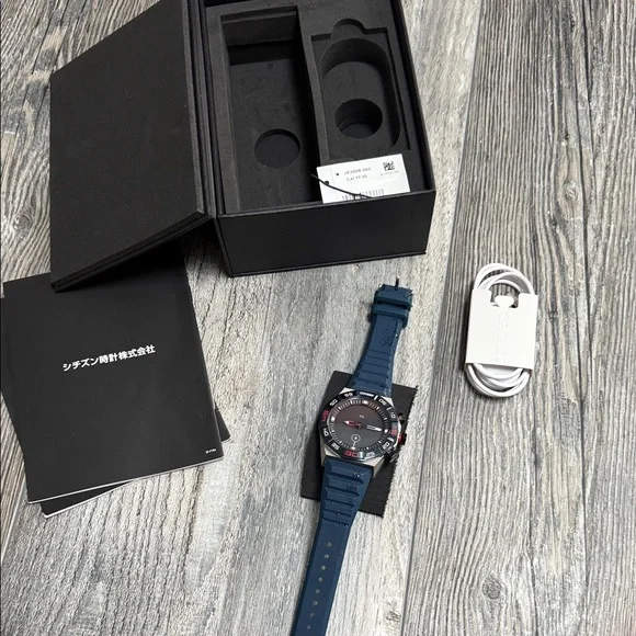 Citizen CZ Smart 44mm Unisex Stainless Steel Hybrid Watch Blue Band